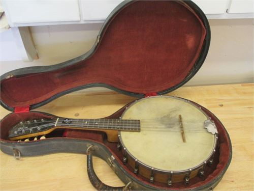 RARE Vintage S S Stewart Imperial Banjeaurine 8 string banjo classic circa 1800s