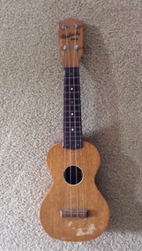 1950s Vintage Harmony Roy Smeck Soprano Ukulele - Solid Mahogany