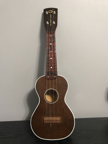 Vintage Ukulele Continental Soprano Bakelite Fretboard Harmony