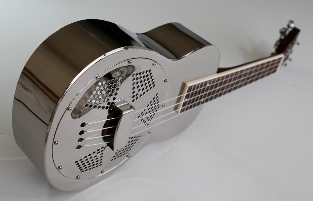 Sound Smith Brass Body Resonator Concert Ukulele SSU-RB - see description