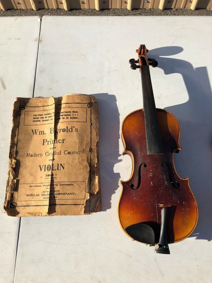 1800's Antonius Stradiuarius Cremonenfis Faciebad Anno 1727 Violin - Czech...