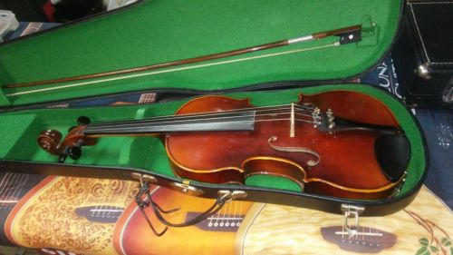 1921 GERMAN HEINRICH E  HEBERLEIN 4/4 VIOLIN  MARK NEUKIRCHEN