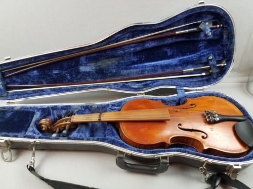 1958 Henry Maag No. 30 Violin 2 Glasser Bows J. Settin NY Bridge w Hard Case 4/4