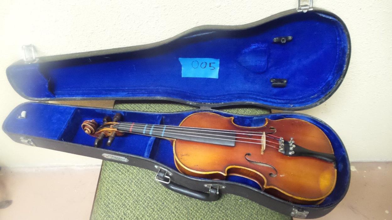 Vintage Pfretzschner 3/4 Violin W/Case, Gaspari Rosewood Tuners Upgraded