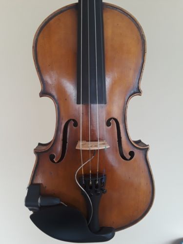 Fine Old Antique German RUGGERI Violin with LR BAGGS PICKUP.  PRO LEVEL FIDDLE