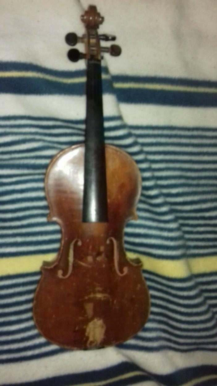 VINTAGE VIOLIN MADE IN SALONICA BY SAM YOEL JEWISH MAKER, DATE 1914 , UNIQUE!!!