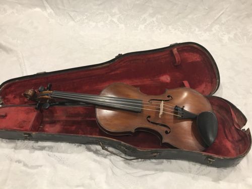 Old Antique Vintage American Violin Labelled Jas. A. Sabin 1934 - Rare Find!