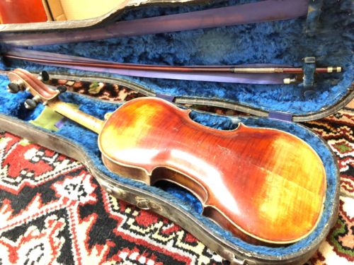 Old High Quality German Stainer Copy 4/4 Violin, Repair - Parts Vintage