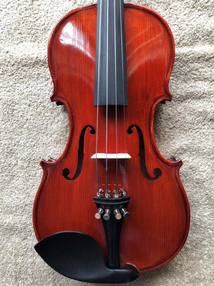 New 3/4 violin (One piece back plate)-#49161