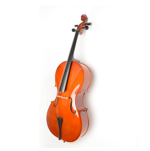 4/4 Retro Style Cello Case Bow Rosin Piano enthusiasts