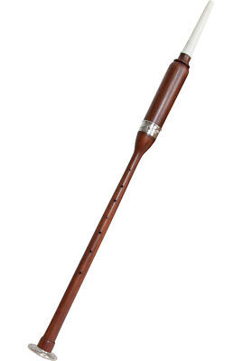 ROOSEBECK SHEESHAM LONG PRACTICE CHANTER NICKEL PLATED FERRULE & SOLE 22.5