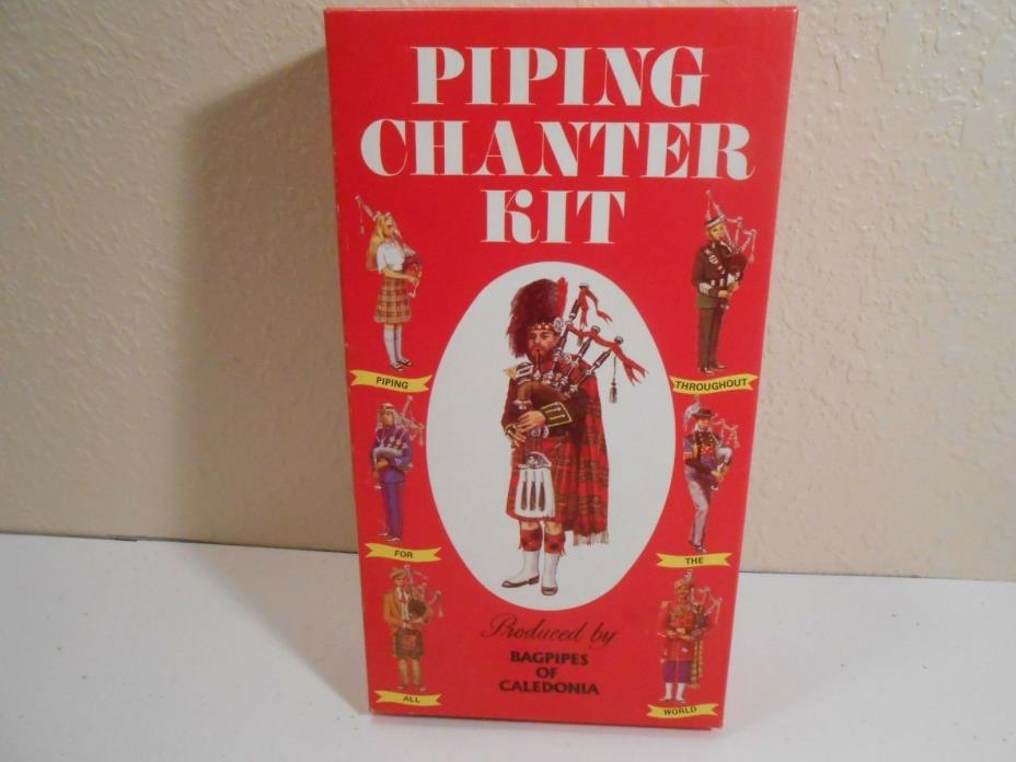 Bagpipes Of Caledonia Piping Chanter Kit Complete Learn To Play Music Wood