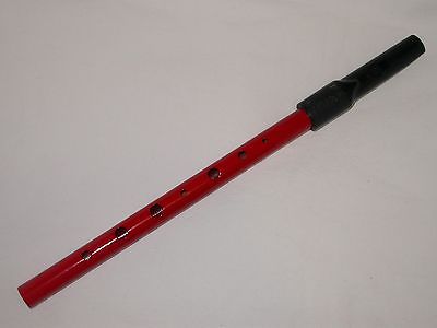 Great Highland Bagpipes Enchanter Whistle Key of D Red