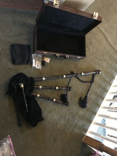 Vintage Hagan Bagpipes African Blackwood Henderson D.naill