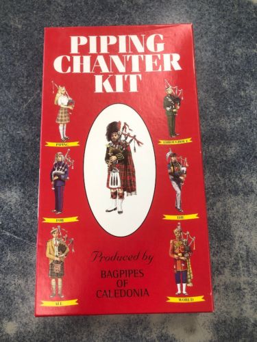 BAGPIPES OF CALEDONIA,  PIPING CHANTER KIT FOR BAG PIPES Never Used with CD