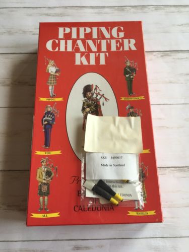 Piping Chanter Kit for Beginners Music Book Chart Audio Cassette Chanter & Reed