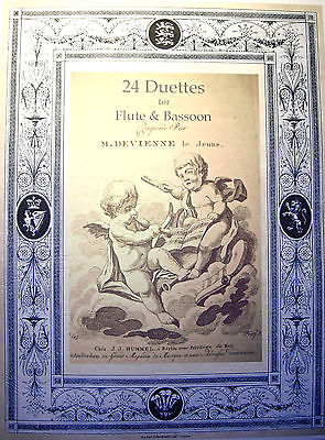 Bassoon Music-Devienne-24 Duets for Flute & Bassoon