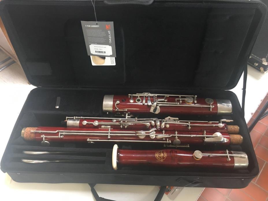 GOOD SEMI-PRO S-56 GERMAN BASSOON FROM WENZEL SCHREIBER & SONS,100% ALL new pads