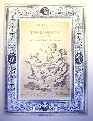 Bassoon Music-Devienne-24 Duets for Two Bassoons