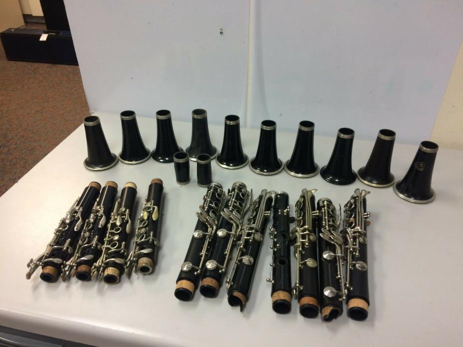 Lot of Clarinet Parts for Repair or Artistic Endeavor