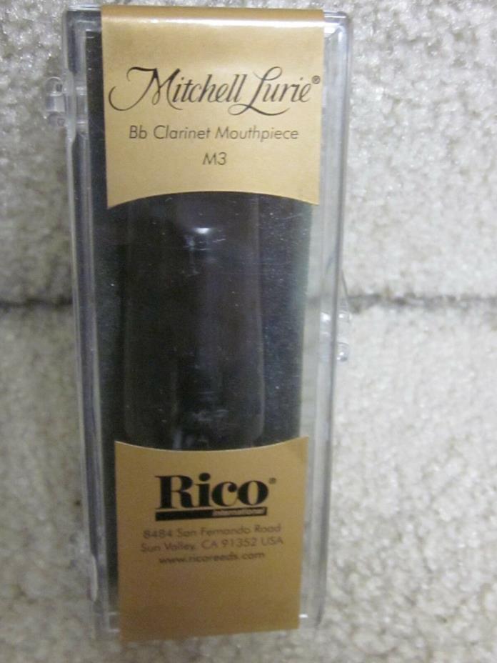 Mitchell Lurie M3 Bb clarinet mouthpiece-new'old stock'in case,sealed