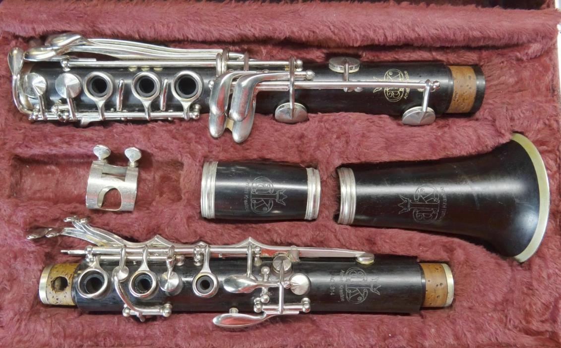 Amati Kraslice ACL 314 Clarinet Made in Czech Republic Serial # 221760