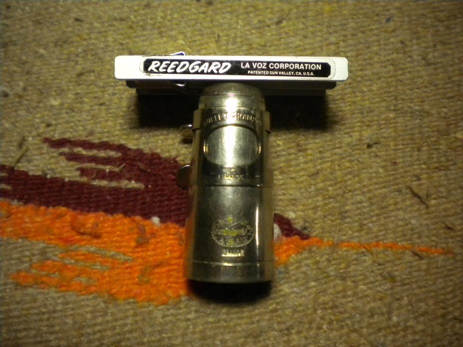 Buffet Ligature and cap for Clarinet with La Voz 4 slot Alum. Guard Nice!