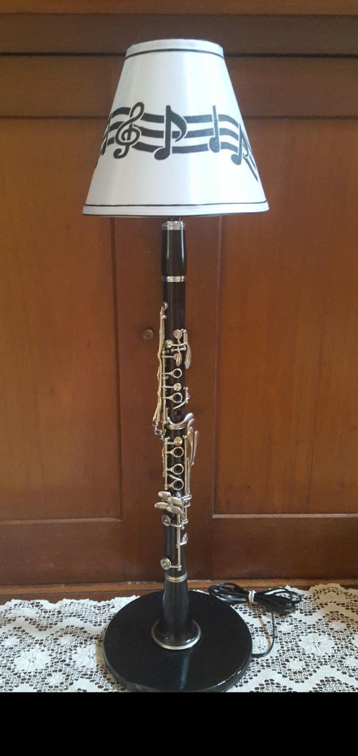 Old Clarinet Re-Purposed into beautiful lamp