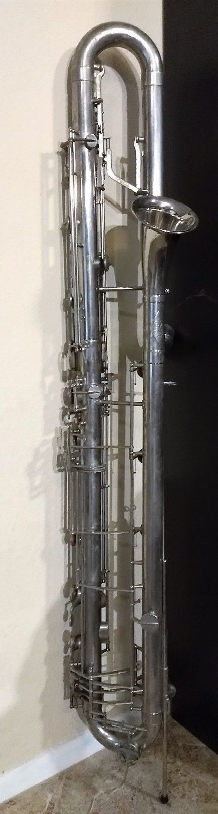 LeBlanc 340 paperclip clarinet contra bass BBb metal body w/ hard case Paris