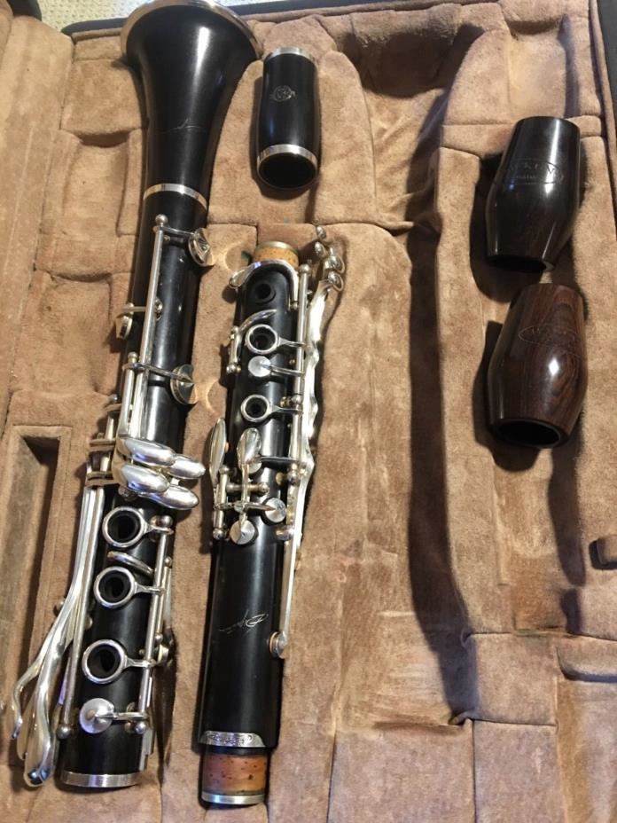 Selmer Paris Signature Clarinet in A with 2 Backun Barrels Beautiful Double Case