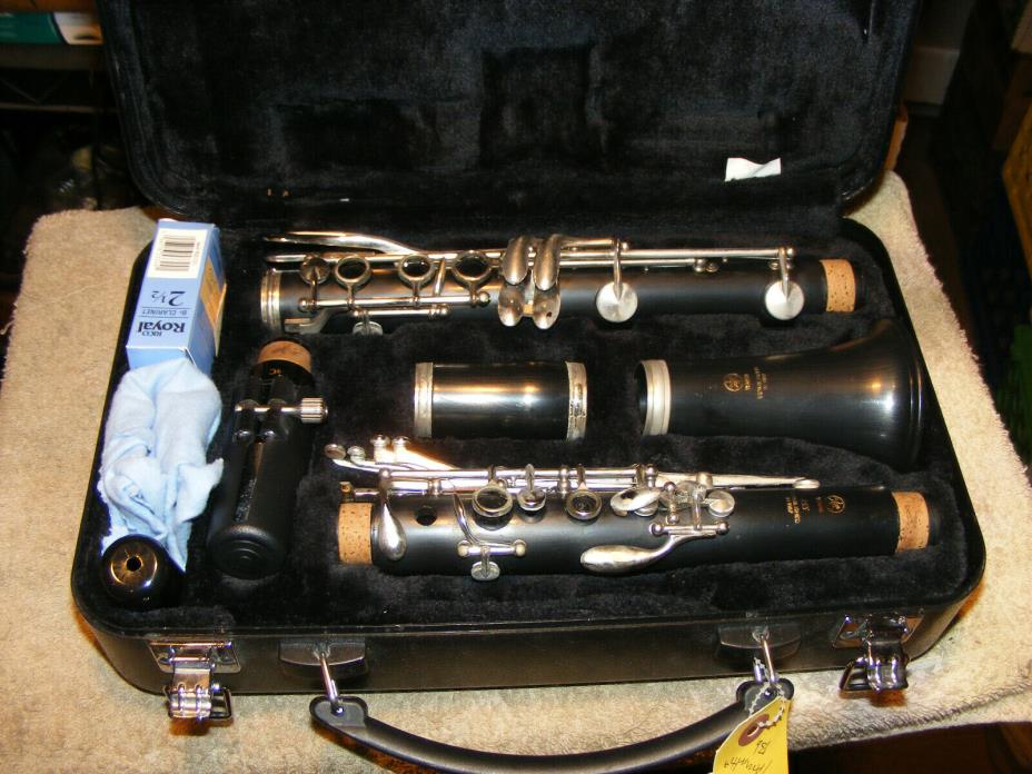 YAMAHA 255 YCL-255 Bb SOPRANO CLARiNET EXCELLENT PRE-OWNED w/ CASE 4C MOUTHPiECE