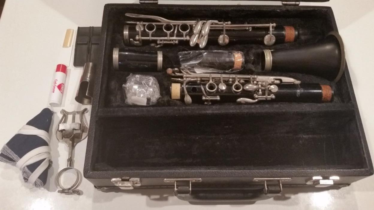 YORK Student Bb Clarinet Beginner's Package /Pro Serviced/ NEW Mouthpiece!