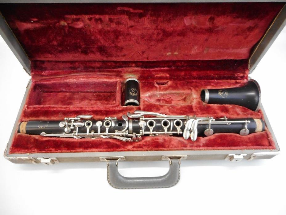 Vintage W. Schreiber & Sohne Bb Clarinet Germany With Case FREE US SHIPPING