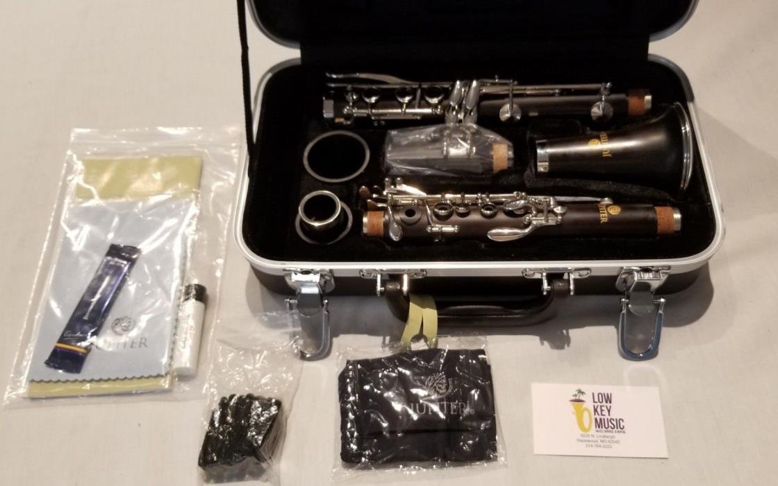 Jupiter 750 New Grenadilla wood body clarinet Band Director approved!