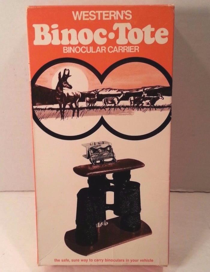 Binoc-Tote - Vehicle Binocular Storage / Carrier / Harness - Western's - Vintage