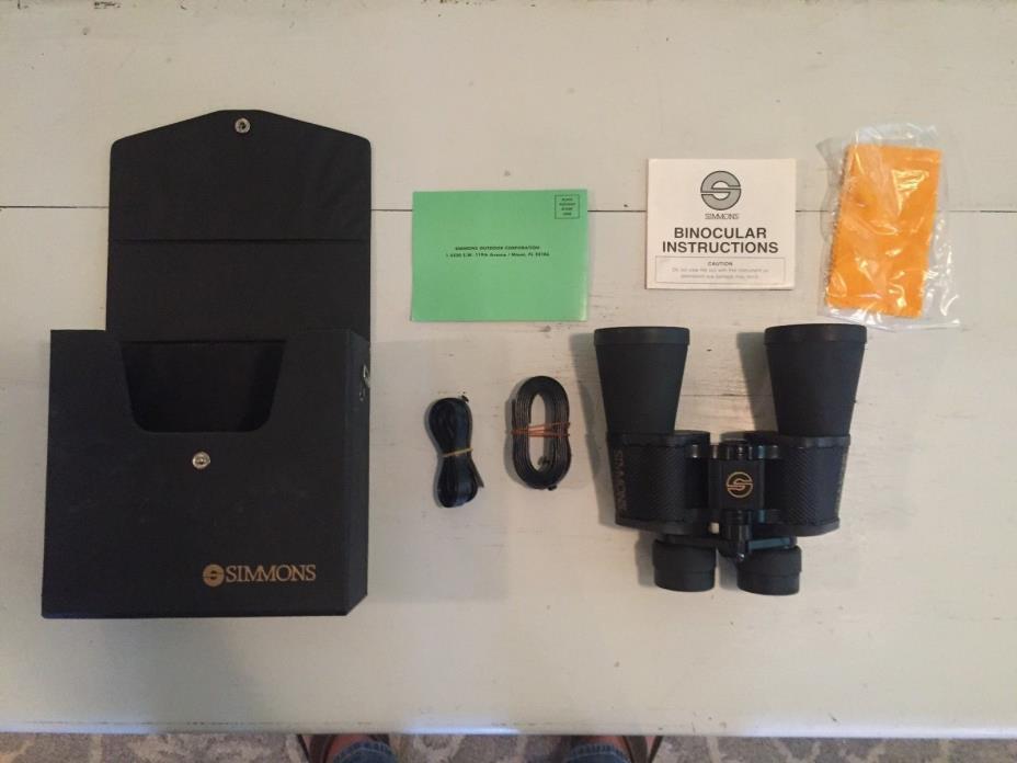 Simmons Binoculars 12x50mm With Case & Accessories