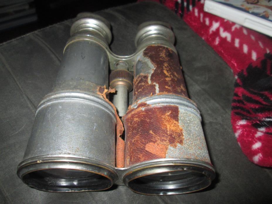 Antique Sportiere Paris Day & Night Glasses Binoculars