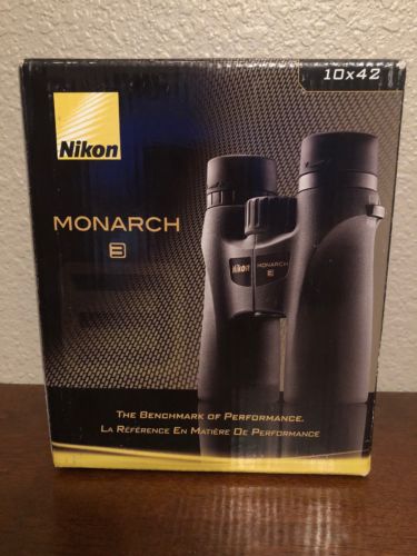 Nikon Monarch 3 10x42 Waterproof & Fogproof Binoculars with Carrying Case NEW !!