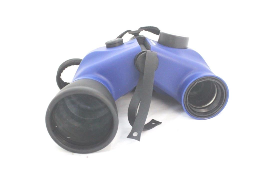 West Marine Binoculars - Blue/Black **READ** (48-7A)