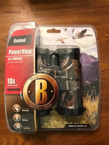 Bushnell POWERVIEW 10x42 All-Purpose Binoculars 10x Waterproof Camo