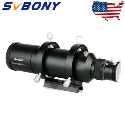 SVBONY 60mm Compact Deluxe Guide Scope Finderscope+1.25