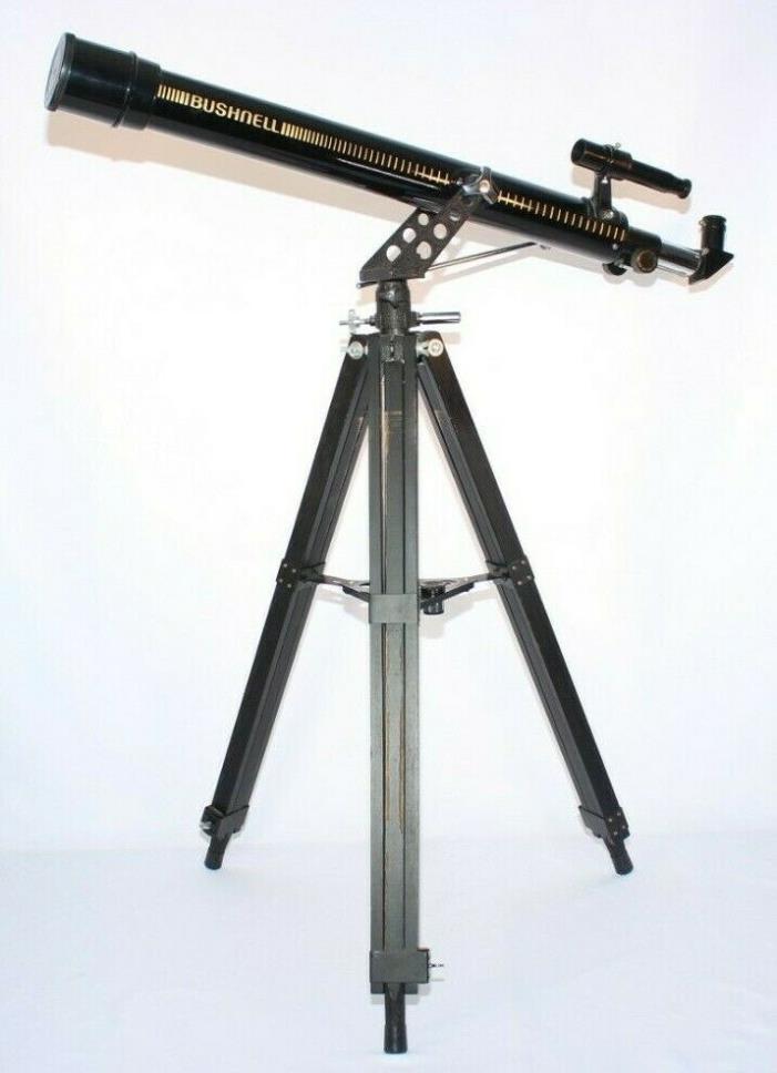 Vintage Bushnell Scope Telescope 78-5101 Wooden Tripod
