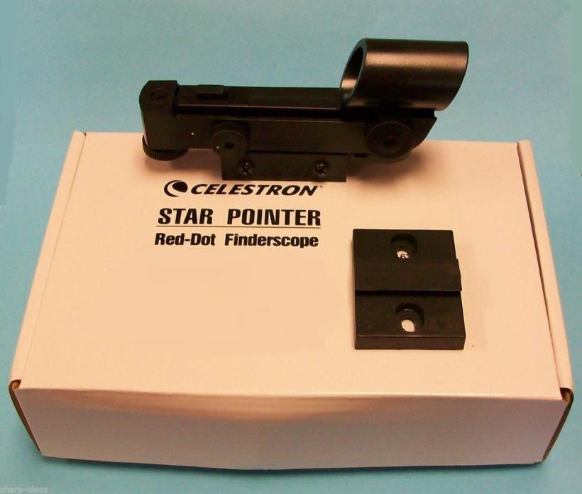 Celestron StarPointer Finderscope - Red Dot Telescope Finder With 2 Bases - NEW