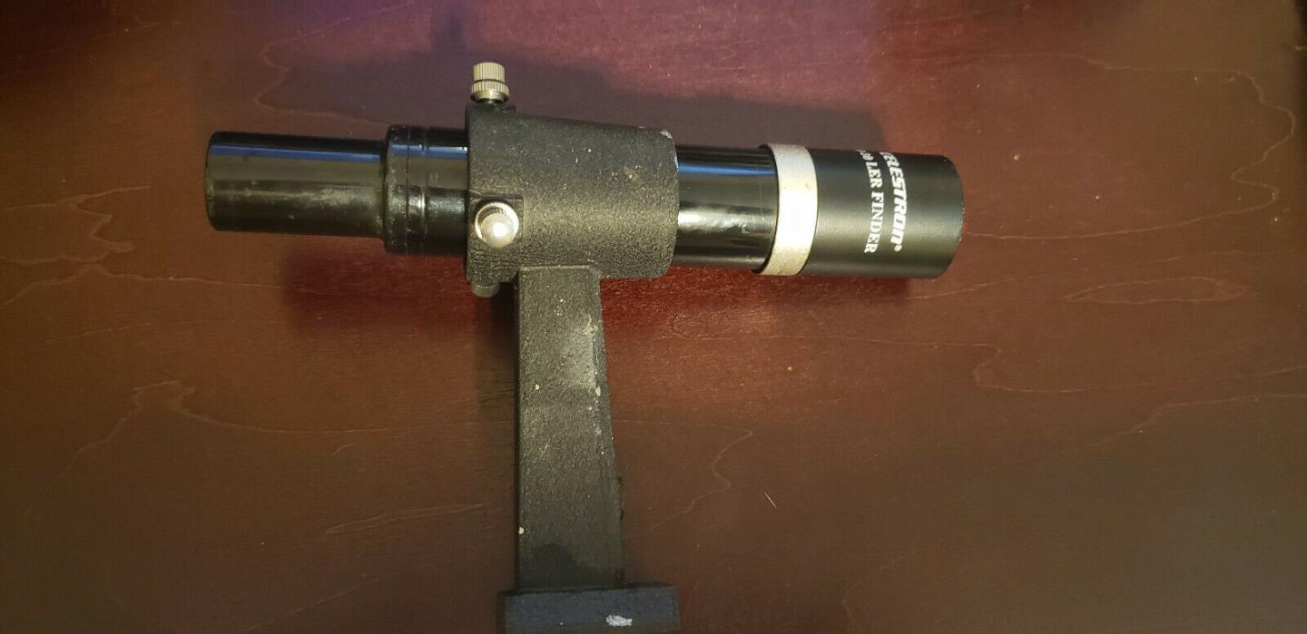 Celestron 6x30 LER Finderscope With Dovetail Bracket Telescope Finder Scope Used