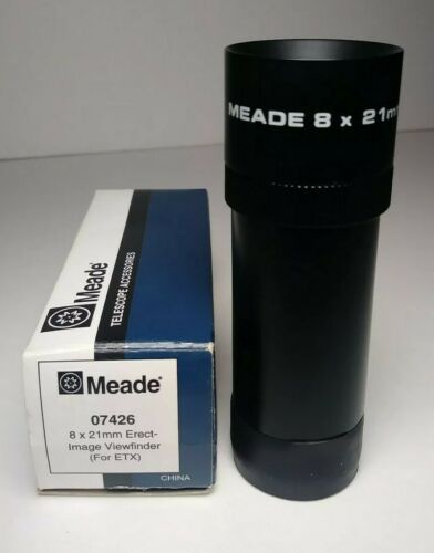 Meade 8 x 21mm Erect-Image Crosshair Viewfinder for ETX Telescope, NEW IN BOX