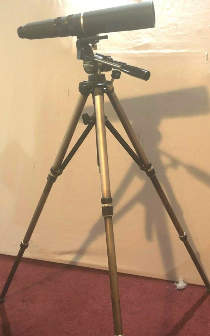 Bausch & Lomb Zoom 60MM Spotting Telescopic w/ Bausch & Lomb Professional Tripo