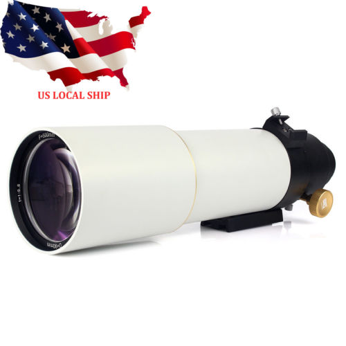 90mm F500 Refractor Astronomical Telescope OTA DSLR Photography W/T-ring US SHIP