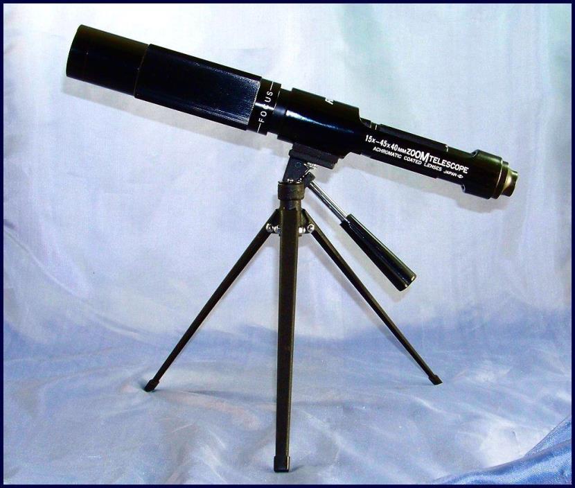 Focal Zoom Telescope Precision Made With Tripod 15x-45x40mm Achromatic