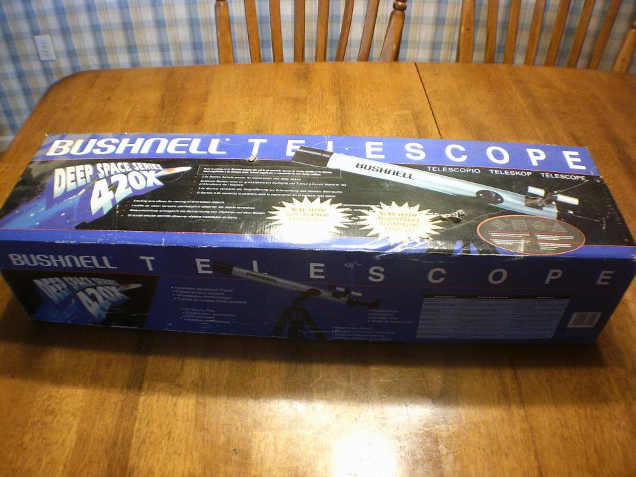 Never used Bushnell Telescope Deep Space Series 420X Model 78-9512