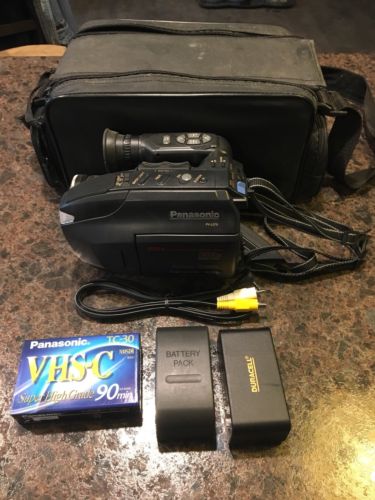 Panasonic PV-L579D VHS-C Palmcorder Camcorder Carrying Case, No charger.